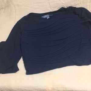 SimplyVera Navy Top